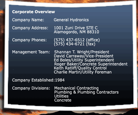 General Hydronics Overview